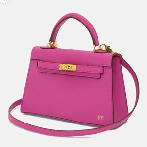 Lily & Bean London Hettie Bag In Rose Pink
